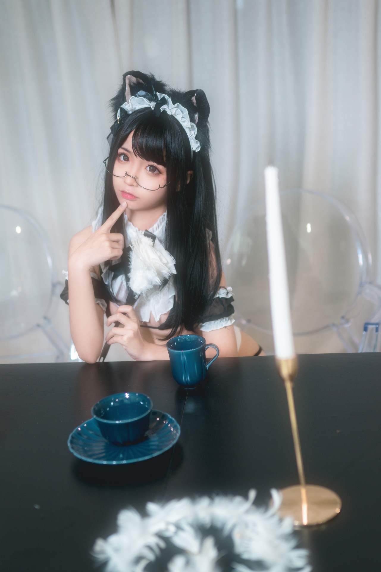 NO.033蠢沫沫猫耳女仆精美写真【43P】-可宝主